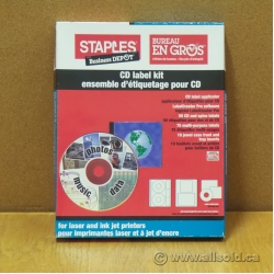 Staples CD Media Label Kit
